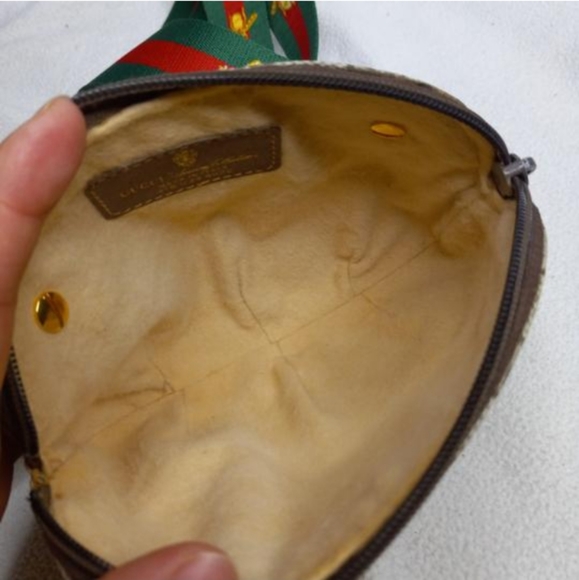 Authentic Vintage Gucci GG Monogram Supreme Web Clutch Fanny Bum Waist Belt Bag - Picture 10 of 11